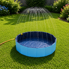 Foldable And Portable Swimming Pool With Sprinkler